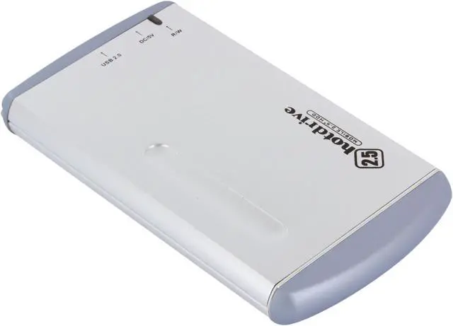 Alt view image 5 of 10 - BYTECC HD-201U2 (SILVER) Aluminum 2.5" IDE USB2.0 mini External Enclosure