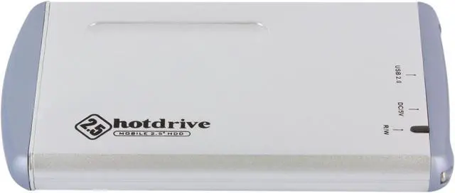 Alt view image 8 of 10 - BYTECC HD-201U2 (SILVER) Aluminum 2.5" IDE USB2.0 mini External Enclosure