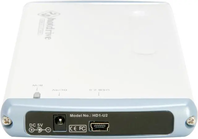 Alt view image 9 of 10 - BYTECC HD-201U2 (SILVER) Aluminum 2.5" IDE USB2.0 mini External Enclosure