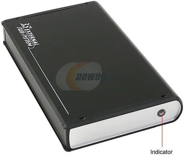 Main image of BYTECC ME-740U2FB Aluminum 3.5" IDE USB 2.0(type B) + IEEE1394 Black External Enclosure