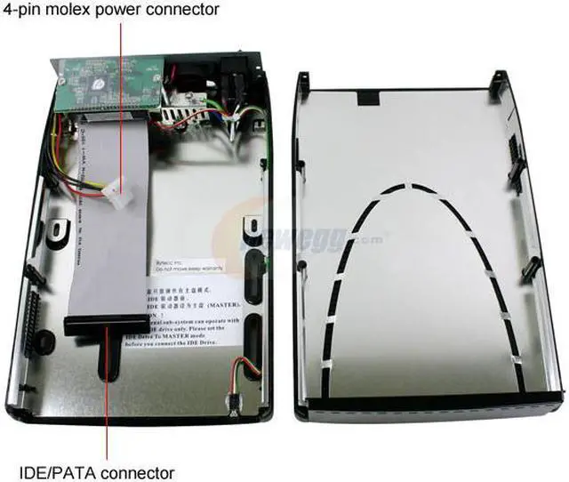 Alt view image 3 of 5 - BYTECC ME-320U2FB Aluminum & Plastic 5.25" IDE USB & 1394 Black External Enclosure