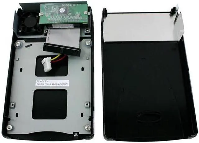 Alt view image 3 of 6 - BYTECC ME-720U2B 3.5" IDE USB 2.0 Black External Enclosure