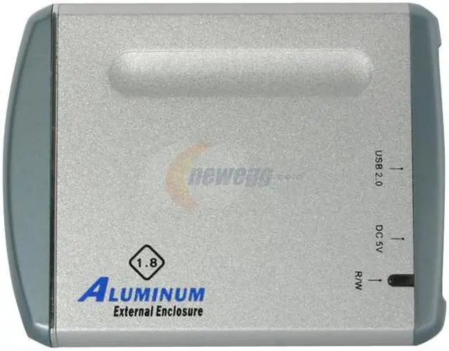 Alt view image 4 of 9 - BYTECC BT180U2 Aluminum 1.8" IDE USB 2.0 External Enclosure