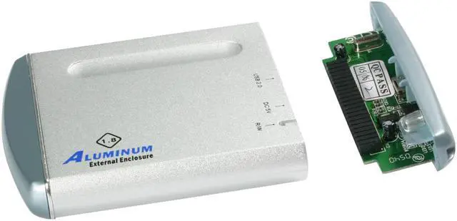 Alt view image 6 of 9 - BYTECC BT180U2 Aluminum 1.8" IDE USB 2.0 External Enclosure