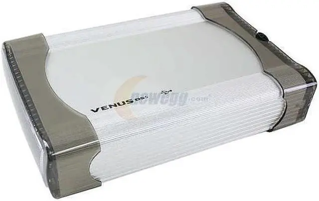 Main image of AMS VENUS DS-2512B2 Aluminum 5.25" IDE USB 2.0 Silver External Enclosure