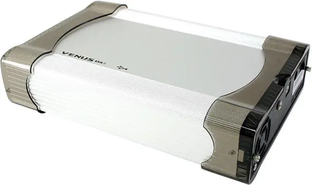 Alt view image 2 of 5 - AMS VENUS DS-2512B2 Aluminum 5.25" IDE USB 2.0 Silver External Enclosure