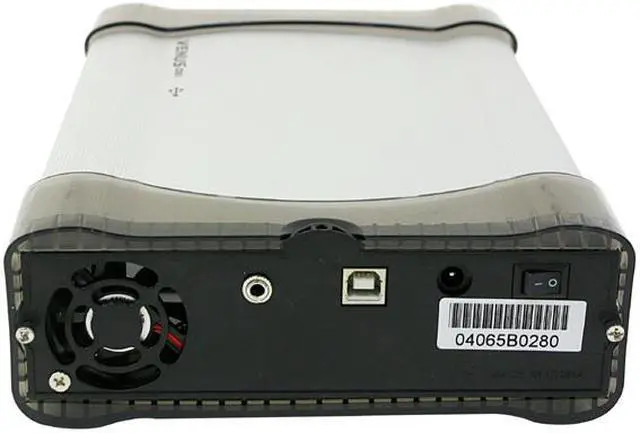 Alt view image 3 of 5 - AMS VENUS DS-2512B2 Aluminum 5.25" IDE USB 2.0 Silver External Enclosure