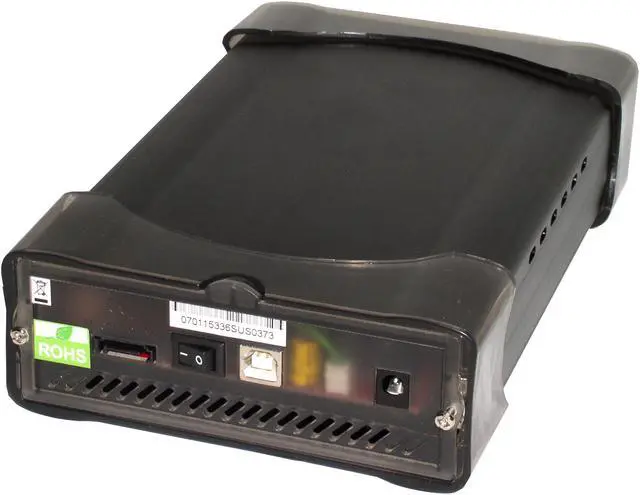 Alt view image 2 of 4 - AMS Venus DS3 DS-2316SU2SBK Aluminum 3.5" SATA USB2.0 (type B) + SATA External Enclosure