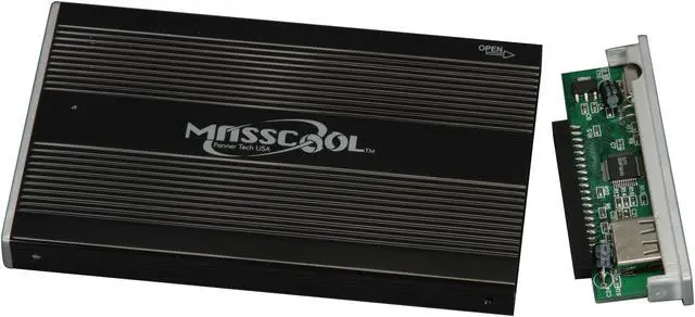 Alt view image 4 of 5 - MASSCOOL UE211 Aluminum 2.5" IDE USB 2.0 External Enclosure