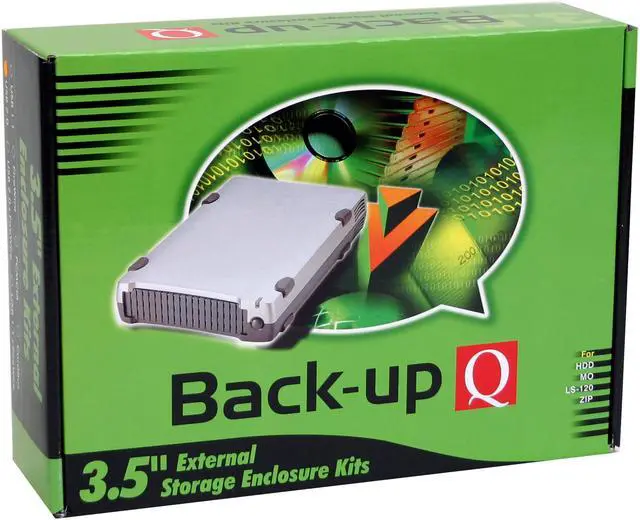 Alt view image 4 of 4 - QUICK-SERV PENR-35U2 Plastic 3.5" IDE USB2.0 (type B) Hard Disk Drive External Enclosure