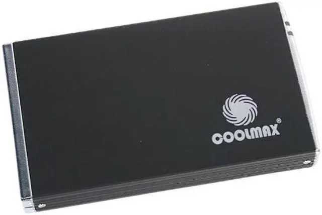Main image of COOLMAX HD-211B-U2 Aluminum 2.5" IDE USB 2.0 Black External Enclosure