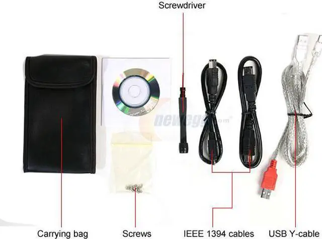 Alt view image 3 of 4 - COOLMAX HD-211-COMBO Aluminum 2.5" IDE USB2.0 mini + IEEE1394 Silver External Enclosure