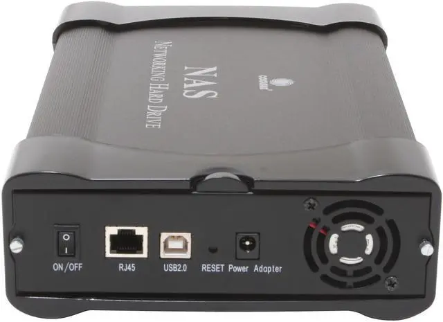 Alt view image 3 of 5 - COOLMAX CN-550 Aluminum 3.5" IDE USB & Ethernet SOHO NAS External Enclosure