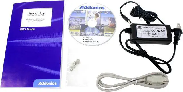 Alt view image 3 of 4 - Addonics AE5SACSU2 Aluminum body and metal tray 5.25" SATA USB 2.0 External Enclosure - OEM