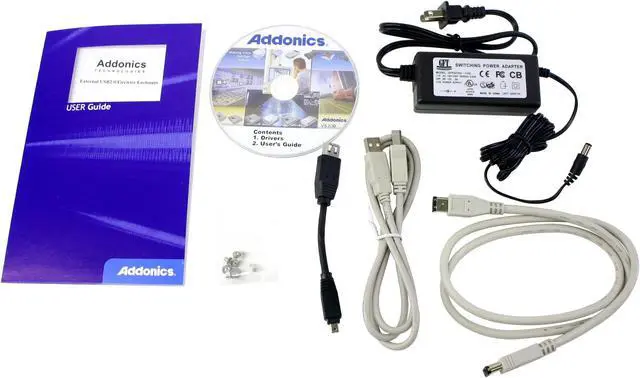 Alt view image 3 of 4 - Addonics AE5SACSUF Aluminum 5.25" SATA USB & 1394 External Enclosure - OEM