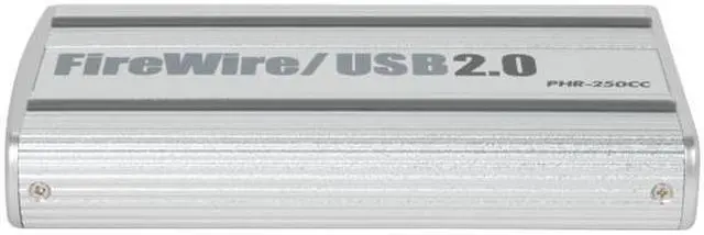 Alt view image 3 of 5 - macally PHR-250CC Aluminum 2.5" IDE USB & 1394 External Enclosure