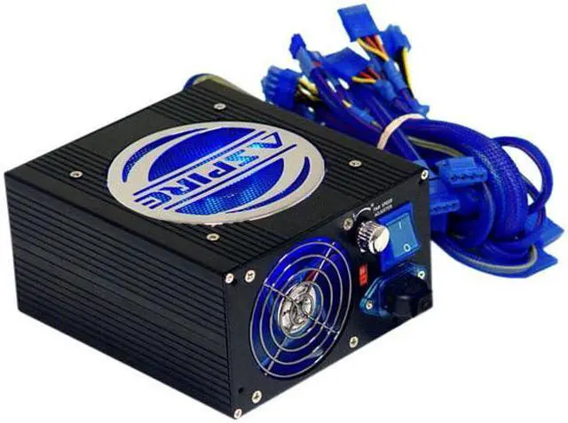 Alt view image 3 of 11 - APEVIA ATX-PFC680W-BL 680 W ATX12V / EPS12V SLI Ready Active PFC Power Supply