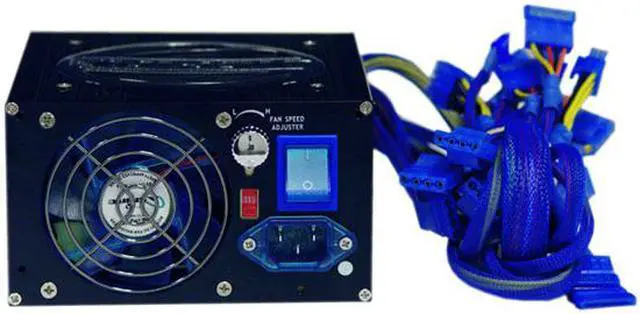 Alt view image 5 of 11 - APEVIA ATX-PFC680W-BL 680 W ATX12V / EPS12V SLI Ready Active PFC Power Supply