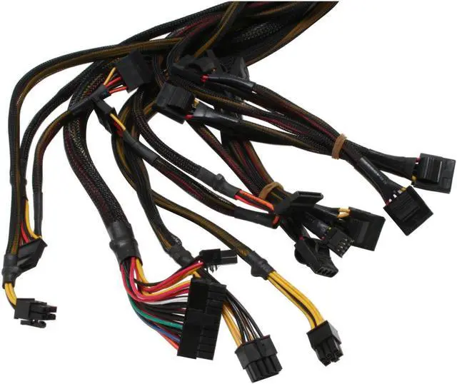 Alt view image 13 of 14 - APEVIA ATX-PFC680W-BK 680 W ATX12V / EPS12V SLI Certified CrossFire Ready Active PFC Power Supply