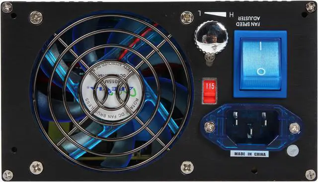 Alt view image 2 of 7 - APEVIA ATX-AS680W-BL 680 W ATX12V / EPS12V SLI Ready Power Supply