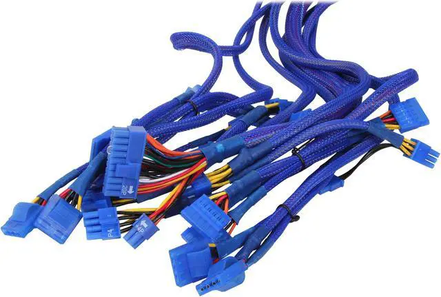 Alt view image 8 of 9 - APEVIA ICEBERG ATX-IB680W-BL 680 W ATX12V / EPS12V SLI Ready Power Supply With 3-Color LED Lights