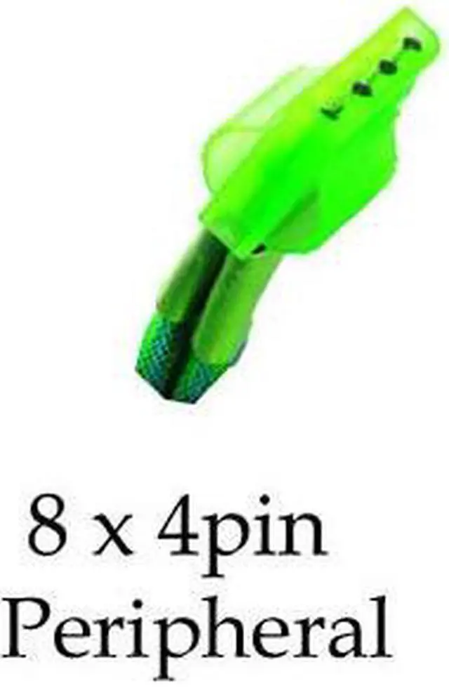 Alt view image 14 of 16 - APEVIA ICEBERG ATX-IB680W-GN 680 W ATX12V / EPS12V SLI Ready Power Supply With 3-Color LED Lights