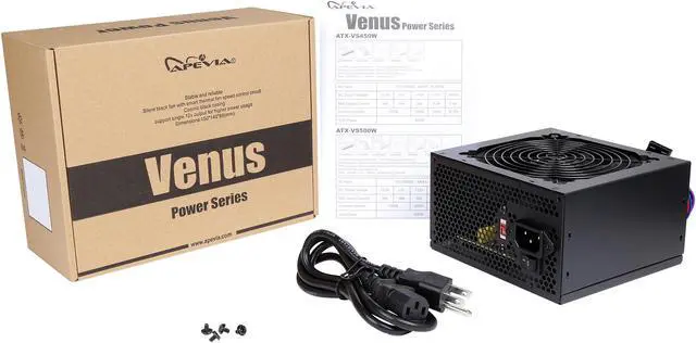 Alt view image 8 of 7 - APEVIA ATX-VS450W 450 W ATX12V Power Supply