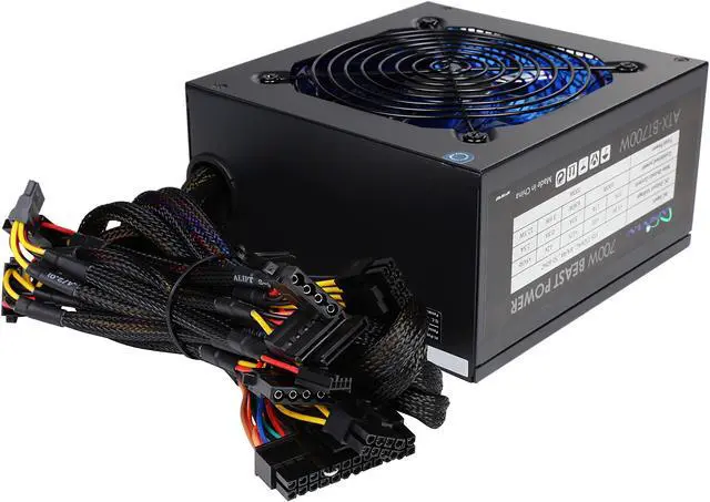 Alt view image 4 of 7 - APEVIA ATX-BT700W 700 W ATX12V SLI CrossFire Power Supply