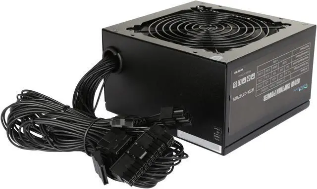 Alt view image 4 of 7 - APEVIA ATX-CT470W 470 W ATX12V Non-Modular Power Supply