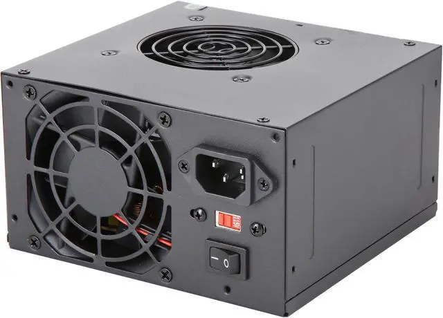Main image of APEVIA ATX-AD500W Astro 500W ATX Power Supply with Dual Auto-Thermally Controlled 80mm Fans, 115/230V Switch, All Protections