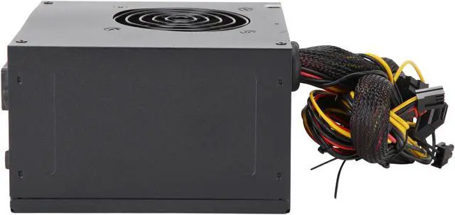 Alt view image 5 of 8 - APEVIA ATX-AD500W Astro 500W ATX Power Supply with Dual Auto-Thermally Controlled 80mm Fans, 115/230V Switch, All Protections