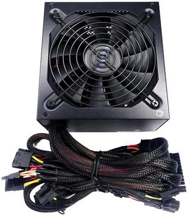 Alt view image 2 of 5 - APEVIA Prestige Series ATX-PR600W 600W ATX12V 80 PLUS GOLD Certified Non-Modular Active PFC Power Supply