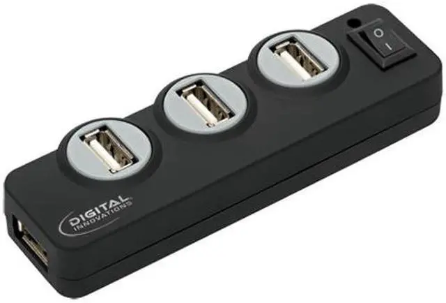 Alt view image 2 of 2 - Digital Innovations 4390200 Connect + Charge 4-Port Hub