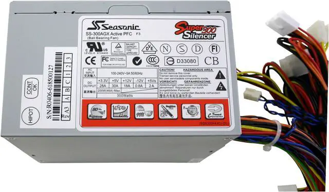 Alt view image 3 of 7 - SeaSonic SUPER SILENCER-300W 300 W ATX12V Active PFC Power Supply