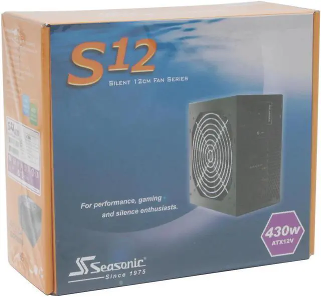 Alt view image 7 of 7 - SeaSonic S12-430 430 W ATX12V Active PFC Power Supply