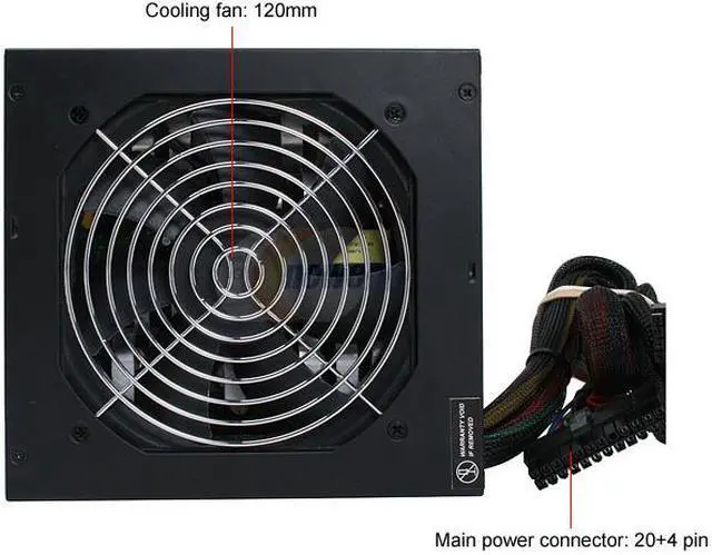 Alt view image 3 of 10 - SeaSonic OB-M12 SS-500HM 500 W ATX12V / EPS12V SLI Certified CrossFire Ready 80 PLUS Certified Modular Active PFC Power Supply -Open Box