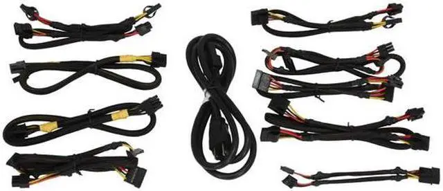Alt view image 8 of 10 - SeaSonic M12D SS-750 750 W ATX12V V2.3/EPS12V V2.92 SLI Ready CrossFire Ready 80 PLUS SILVER Certified Modular Active PFC Power Supply