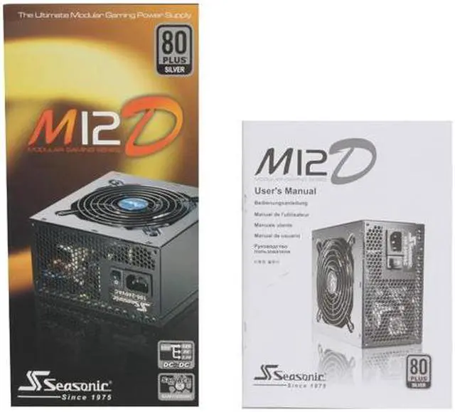 Alt view image 9 of 10 - SeaSonic M12D SS-750 750 W ATX12V V2.3/EPS12V V2.92 SLI Ready CrossFire Ready 80 PLUS SILVER Certified Modular Active PFC Power Supply