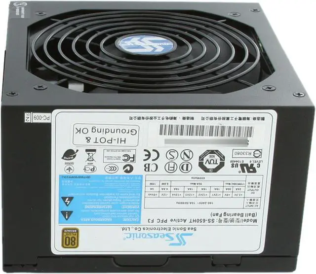 Alt view image 6 of 12 - SeaSonic S12E Bronze 650W 650 W ATX12V v2.31/EPS 12V v2.92 SLI Ready 80 PLUS BRONZE Certified Active PFC Power Supply