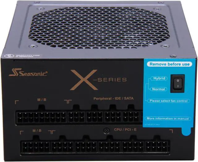 Alt view image 6 of 5 - SeaSonic X Series X650 Gold (SS-650KM Active PFC F3) 650W ATX12V V2.3/EPS 12V V2.91 SLI Ready CrossFire Ready 80 PLUS GOLD Certified Full Modular Active PFC Power Supply New 4th Gen CPU Certified Hasw