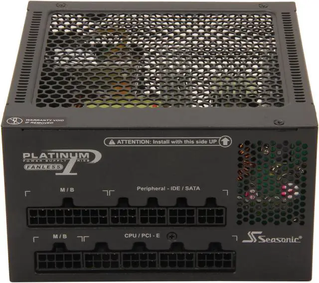 Alt view image 5 of 6 - SeaSonic Platinum Series SS-400FL2 Active PFC F3 400W ATX12V Fanless 80 PLUS Platinum Certified Modular Active PFC Power Supply New 4th Gen CPU Certified Haswell Ready