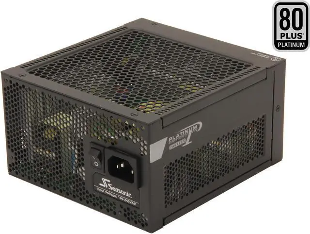 Main image of SeaSonic Platinum Series SS-400FL2 Active PFC F3 400W ATX12V Fanless 80 PLUS Platinum Certified Modular Active PFC Power Supply New 4th Gen CPU Certified Haswell Ready
