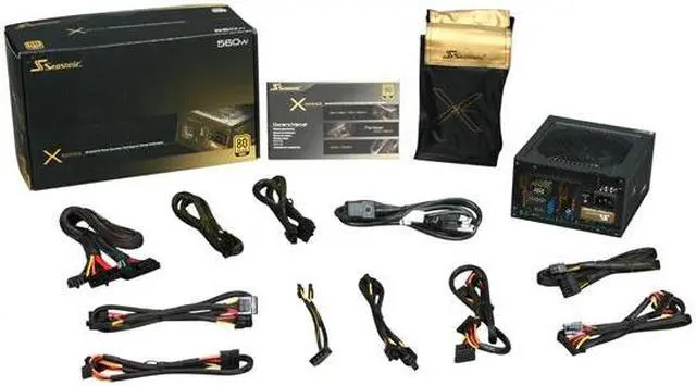 Alt view image 7 of 7 - Seasonic SS-560KM Active PFC F3, 560W ATX12V V2.3/EPS 12V V2.91, 80Plus Gold Certified, Modular Power Supply