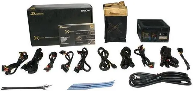 Alt view image 6 of 6 - SeaSonic X660 (SS-660KM) 660W ATX12V V2.3/EPS 12V V2.91, 80Plus Gold Certified, Active PFC Power Supply