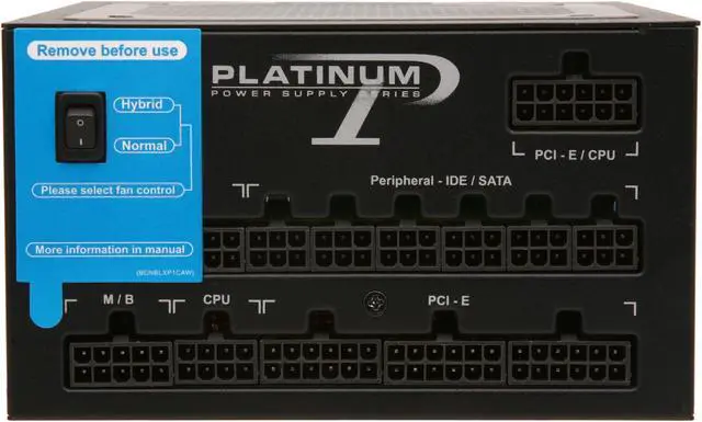 Alt view image 4 of 6 - SeaSonic Platinum-1000 1000W ATX12V / EPS12V 80 PLUS PLATINUM Certified Full Modular Power Supply New 4th Gen CPU Certified Haswell Ready