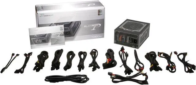 Alt view image 6 of 6 - SeaSonic Platinum-1000 1000W ATX12V / EPS12V 80 PLUS PLATINUM Certified Full Modular Power Supply New 4th Gen CPU Certified Haswell Ready
