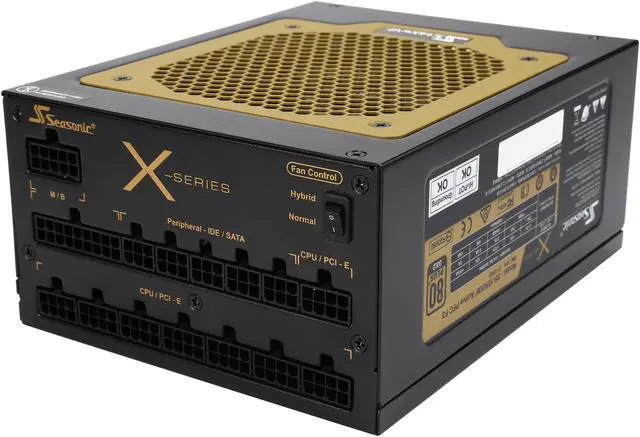 Alt view image 5 of 6 - SeaSonic  X-1050 ( SS-1050XM2 ) 1050W ATX12V / EPS12V SLI Certified CrossFire Ready 80 PLUS GOLD Certified Full Modular Active PFC Power Supply New 4th Gen CPU Certified Haswell Ready