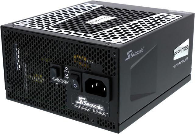 Seasonic PRIME 850 Titanium SSR-850TR 850W 80+ Titanium ATX12V & EPS12V  Full Modular 135mm FDB Fan Power On Self Tester 12 Year Warranty Power  Supply