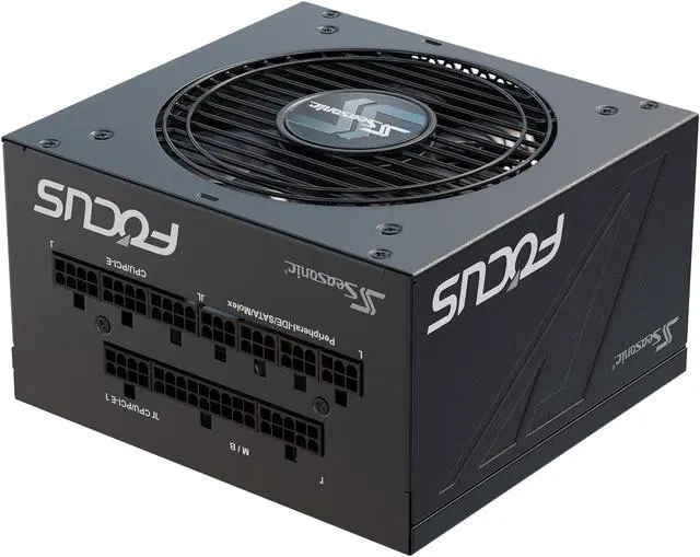 Alt view image 4 of 10 - Seasonic FOCUS GX-650, 650W 80+ Gold, Full-Modular, ATX Form Factor, Low Noise, Premium Japanese Capacitor, 10 Year Warranty, Nvidia RTX 30/40 Super, AMD GPU Compatible, Ref# SSR-650FX