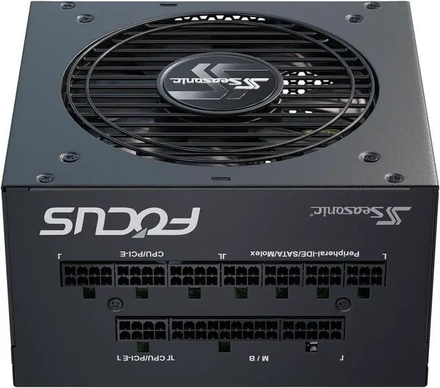 Alt view image 5 of 10 - Seasonic FOCUS GX-550, 550W 80+ Gold, Full-Modular, Fan Control in Fanless, Silent, and Cooling Mode, 10 Year Warranty, Perfect Power Supply for Gaming and Various Application, SSR-550FX.